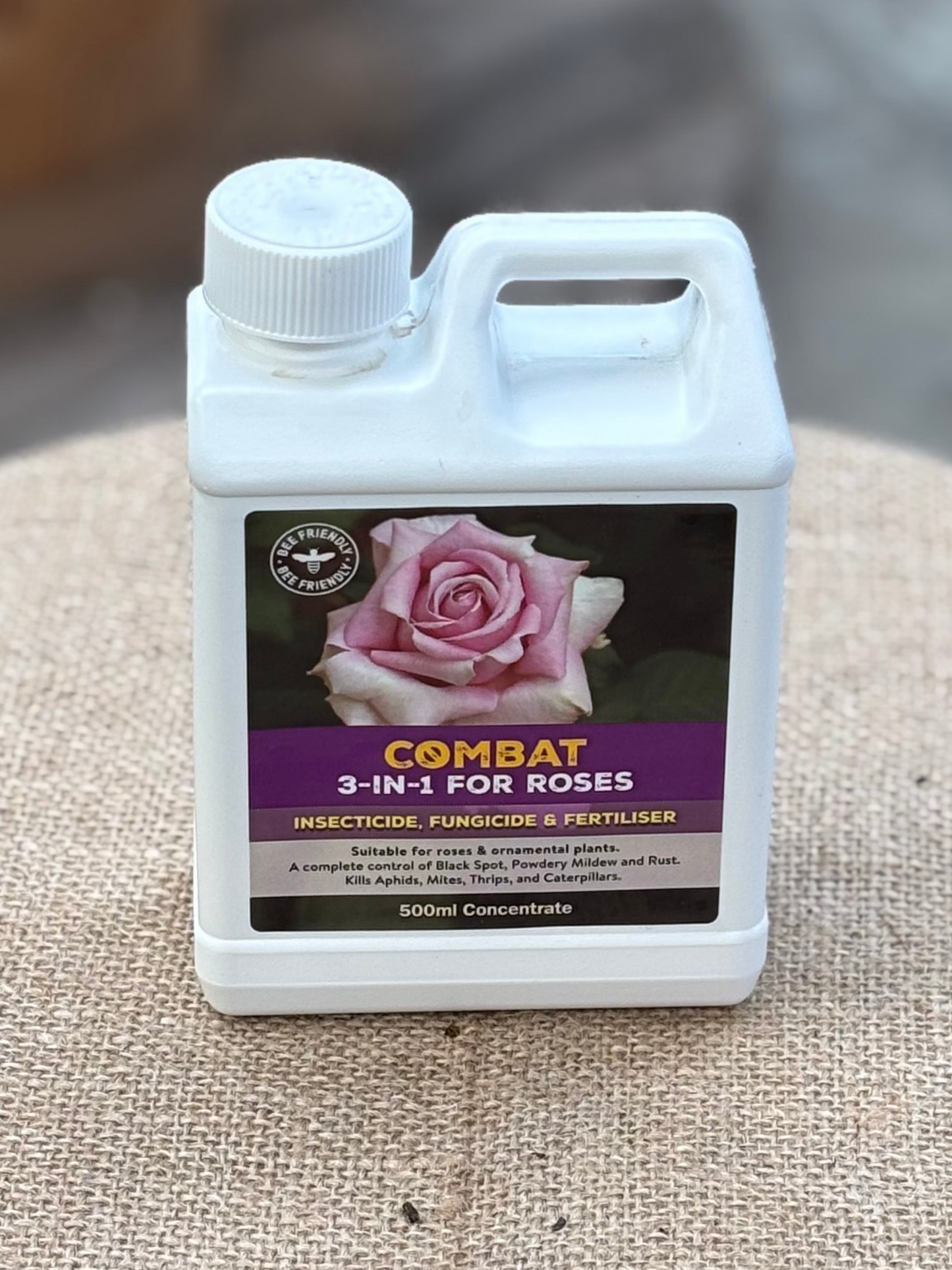 Combat for Roses (All-in-one fertilizer, fungicide & pesticide) – 500ml